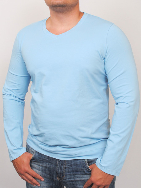 MEN LONG  футболка длинный рукав azure