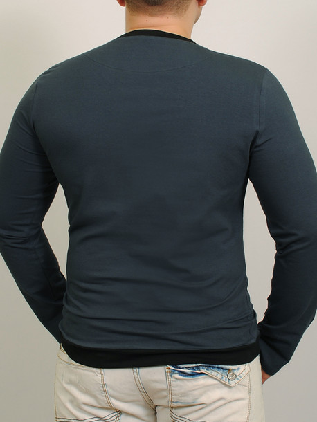 MEN LONG  футболка длинный рукав графит