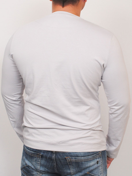 MEN LONG  футболка длинный рукав gray