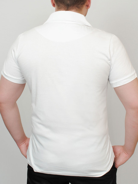 POLO  футболка белый