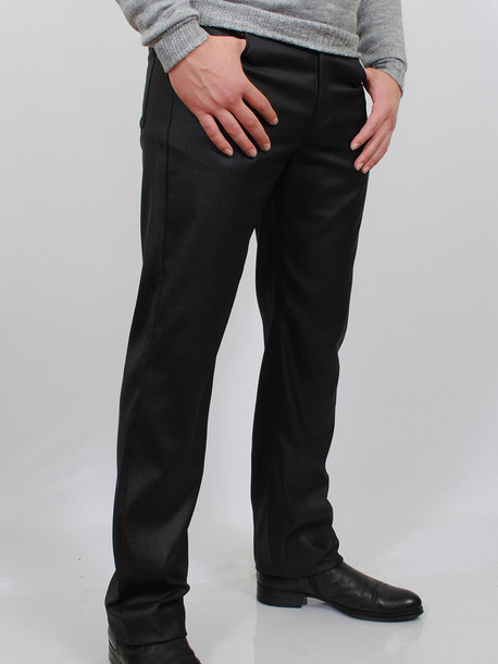 UJIN (HOT) брюки утепленные клетка