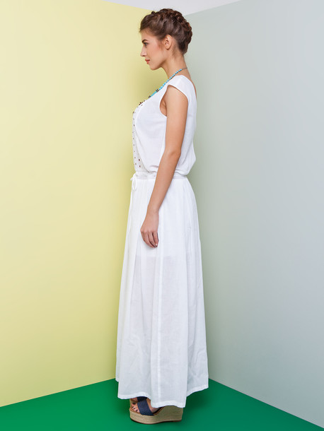 Теффи платье белый