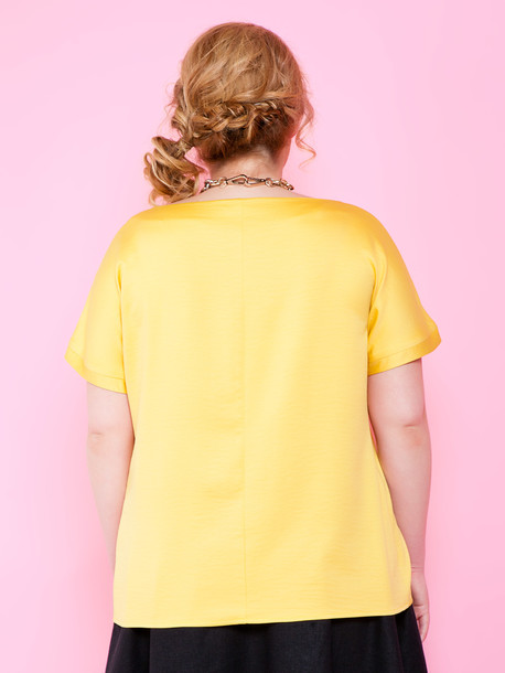 Тренд блуза желтый