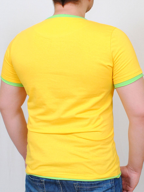 POSITIVE  футболка желтый