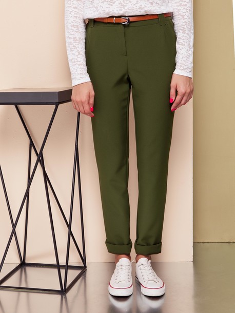 Альба брюки зеленый