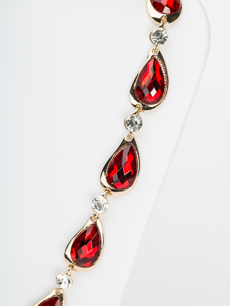 Колье 256 красный