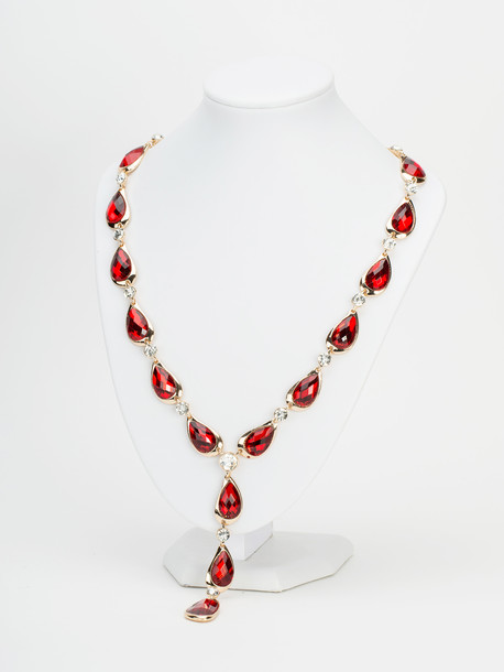 Колье 256 красный