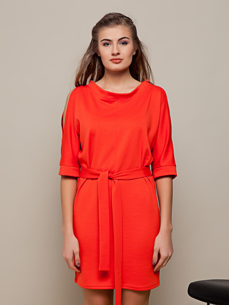 Руби платье оранжевый