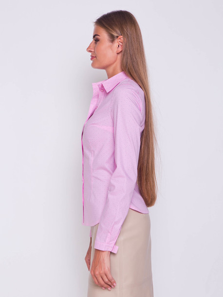 Альбина блуза-рубашка зефир