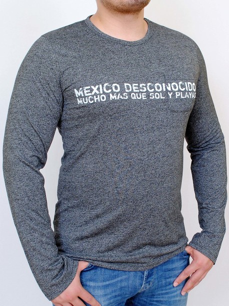 MEXICO LONG футболка длинный рукав черный