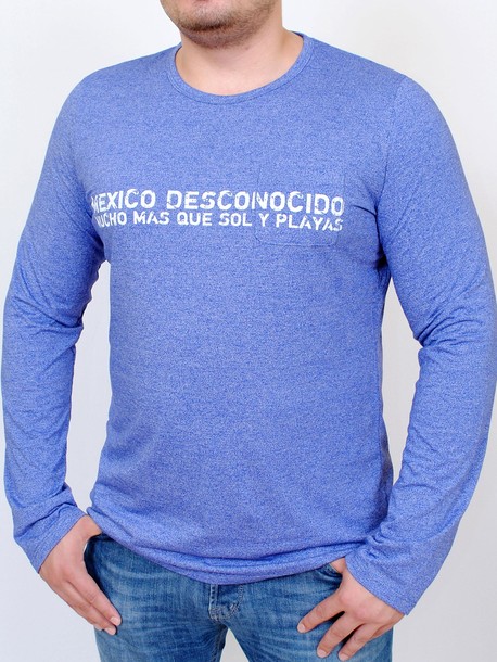 MEXICO LONG футболка длинный рукав т.синий