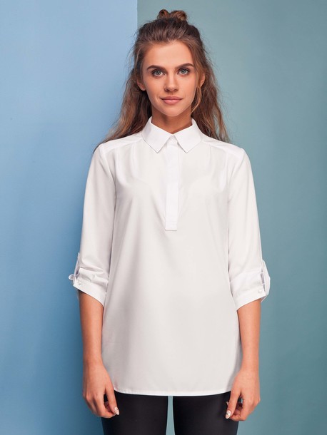 Янина блуза белый