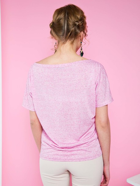 Велли футболка розовый