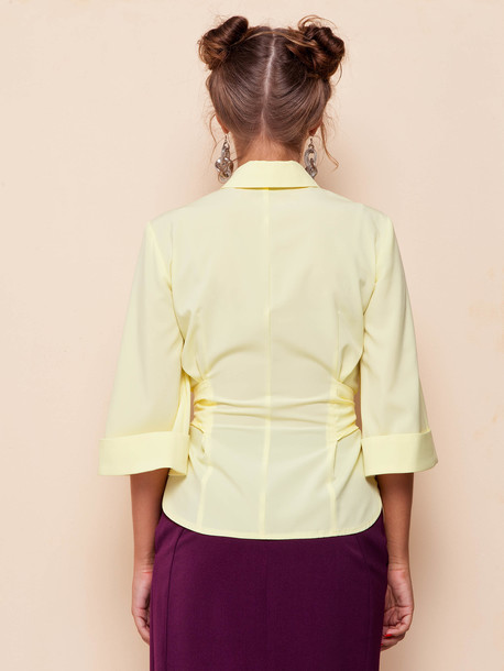Лана блуза желтый