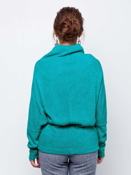 Рони свитер зеленый