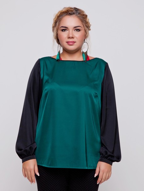 Джил блуза зеленый