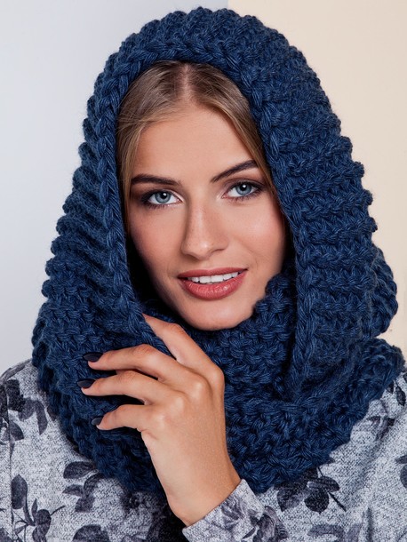 Диксон хомут вязаный джинс