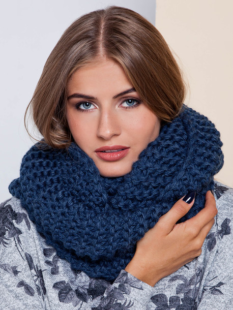 Диксон хомут вязаный джинс