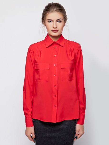 Лаватера блуза красный