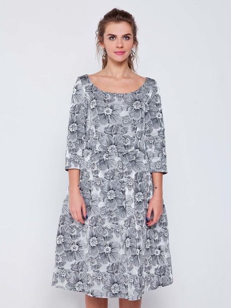 Персис платье серый