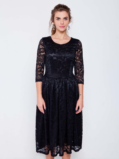 Алфия платье черный
