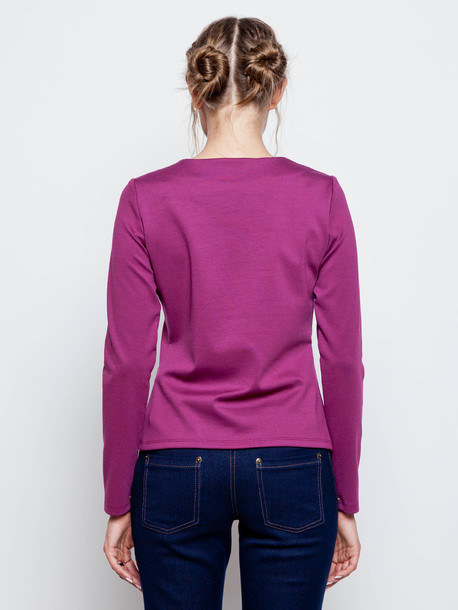 Берта блуза лиловый