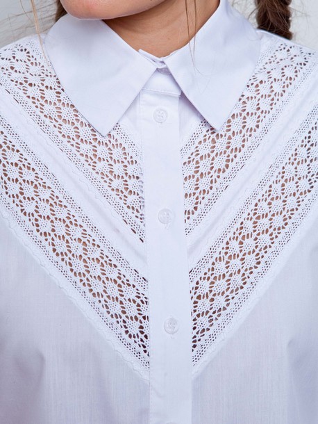Сиверия блуза белый