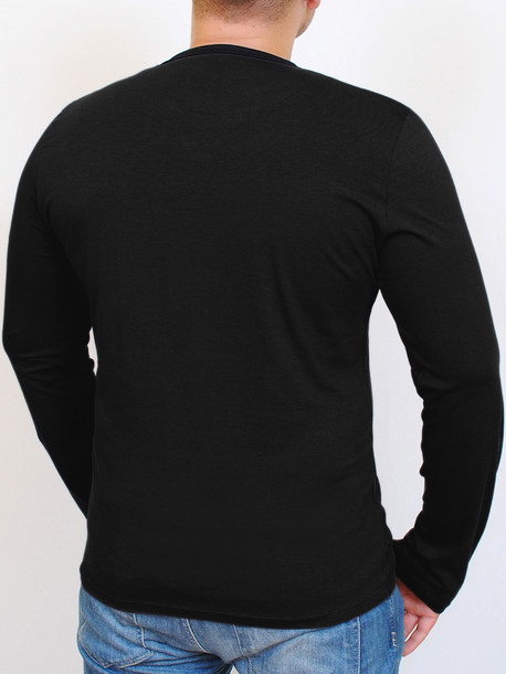 BROWN LONG футболка длинный рукав черный