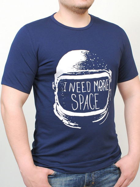 SPACE футболка т.синий