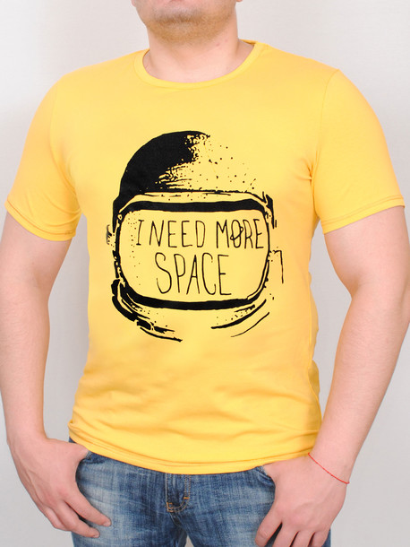 SPACE футболка желтый