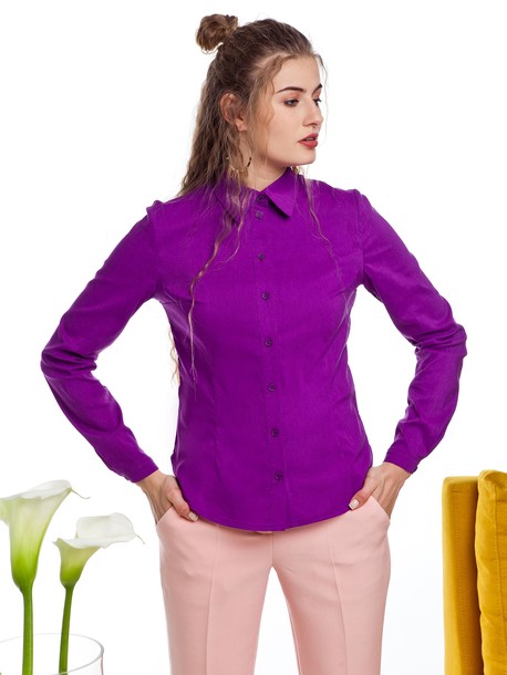 Лейла блуза фиолетовый