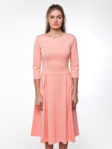 Фрона платье персиковый