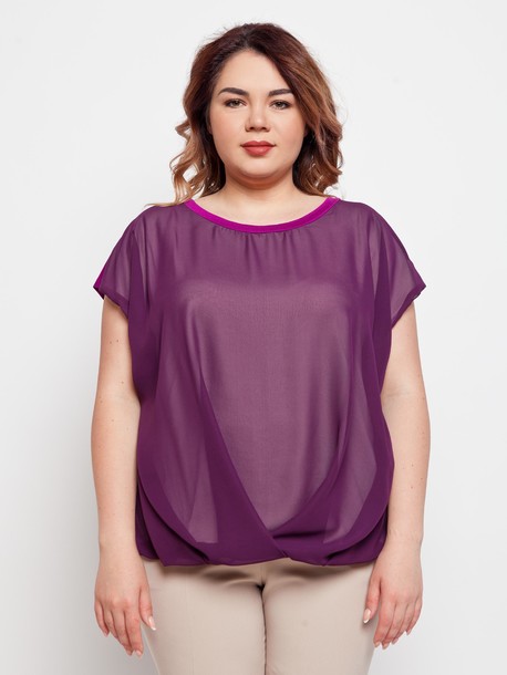 Самира блуза фиолетовый