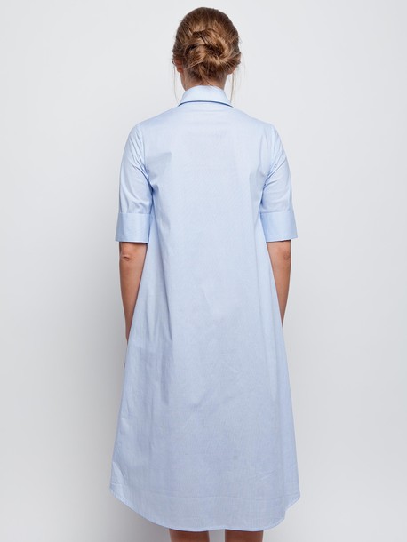 Синтия платье-рубашка голубой