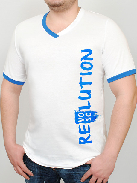 REVOLUTION футболка белый