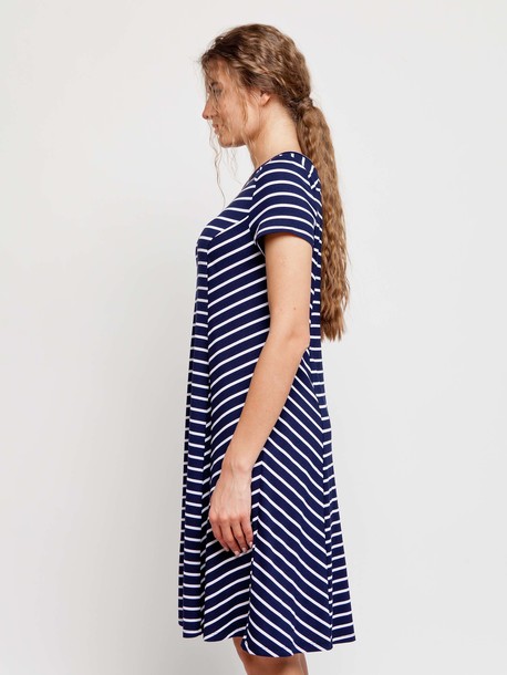 Финикия платье синяя XL полоса
