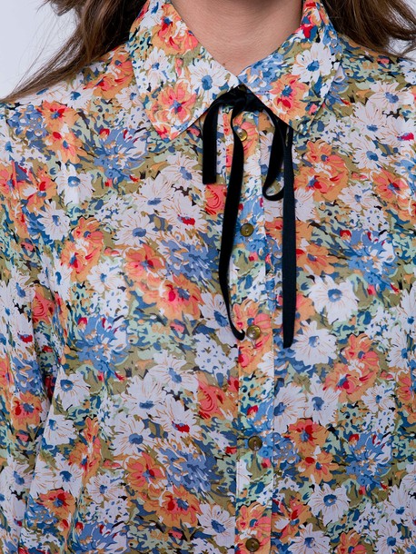 Марин блуза сизый