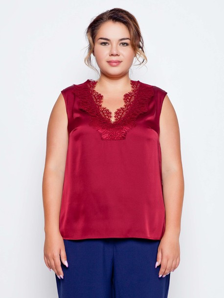 Нежность блуза рубин