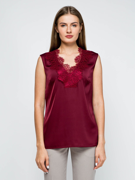 Мариша блуза рубин