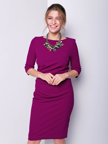 Лэджэр 2018 платье пурпур