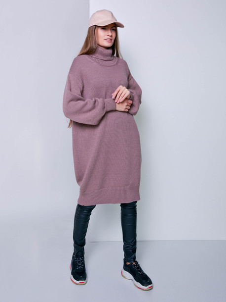 Ларни GRAND платье - свитер визон