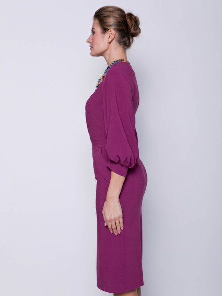 Вивьен  платье пурпур