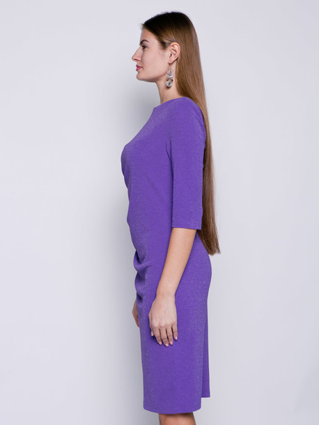 Лэджэр люрекс платье фиолет