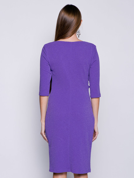 Лэджэр люрекс платье фиолет