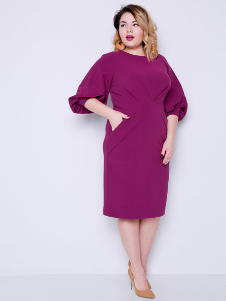 Вивьен TRAND платье пурпур