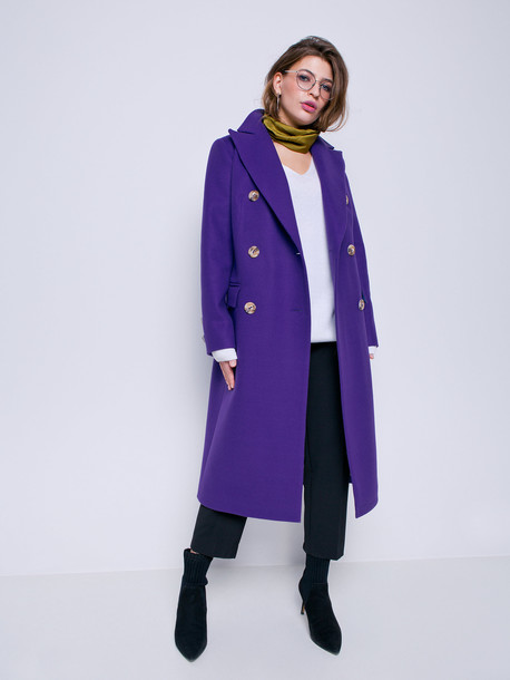 Милан - авангард пальто ультрафиолет
