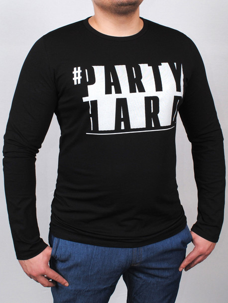 PARTY long футболка длинный рукав черный