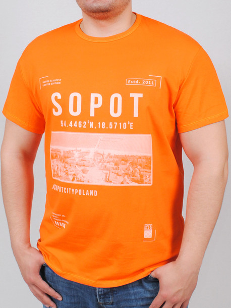 BIG SOPOT футболка оранжевый