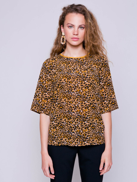Нани блуза леопард