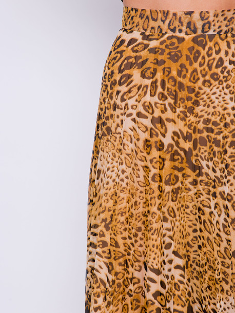 Сенди принт юбка леопард